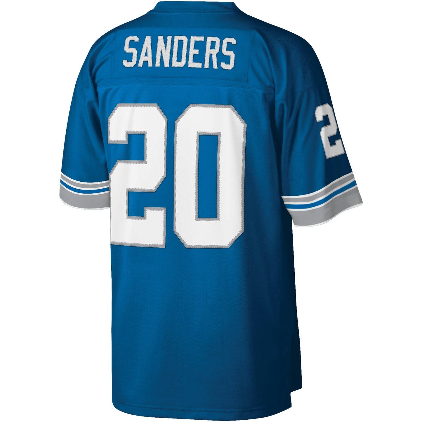 Mens Detroit Lions Barry Sanders Mitchell & Ness Honolulu Blue Legacy Replica Jersey