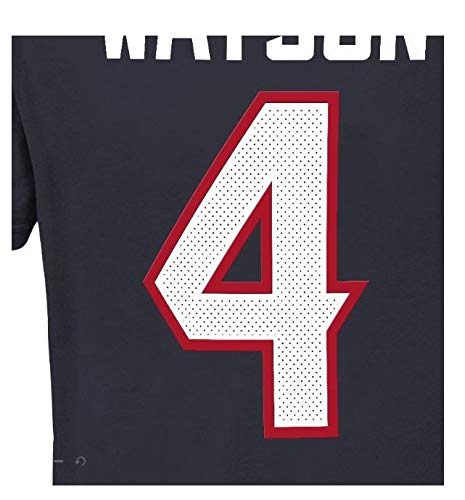 Youth Houston Texans Deshaun Watson Nike Navy Player Game Team Name & Number T-Shirt