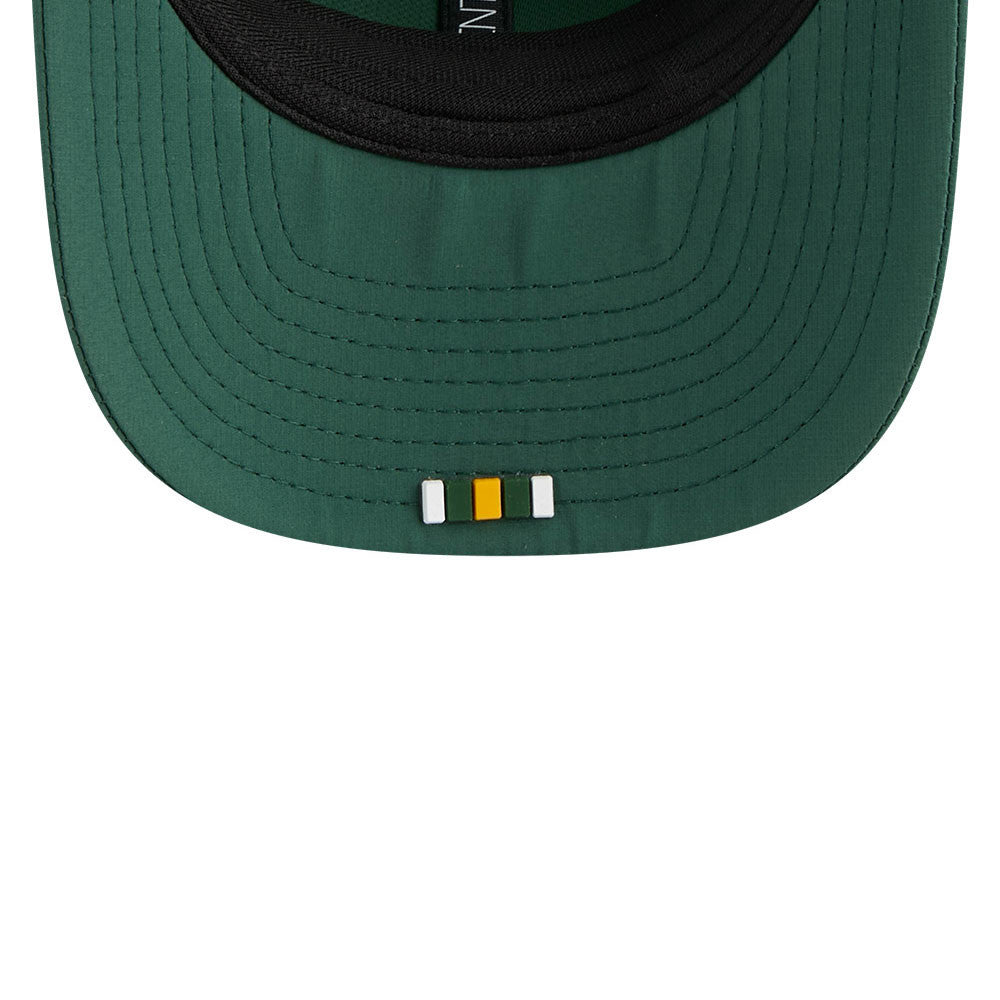 Men's Green Bay Packers New Era Green 2025 NFL Sideline Heat 9SEVENTY Adjustable Hat