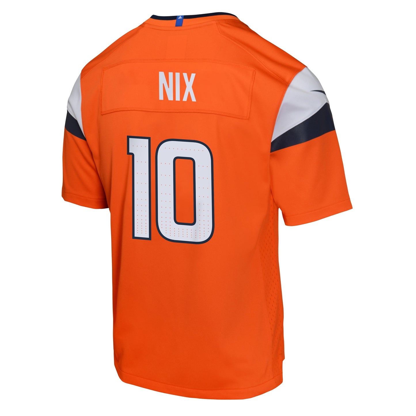 Youth Denver Broncos Bo Nix Nike Orange Game Team Jersey