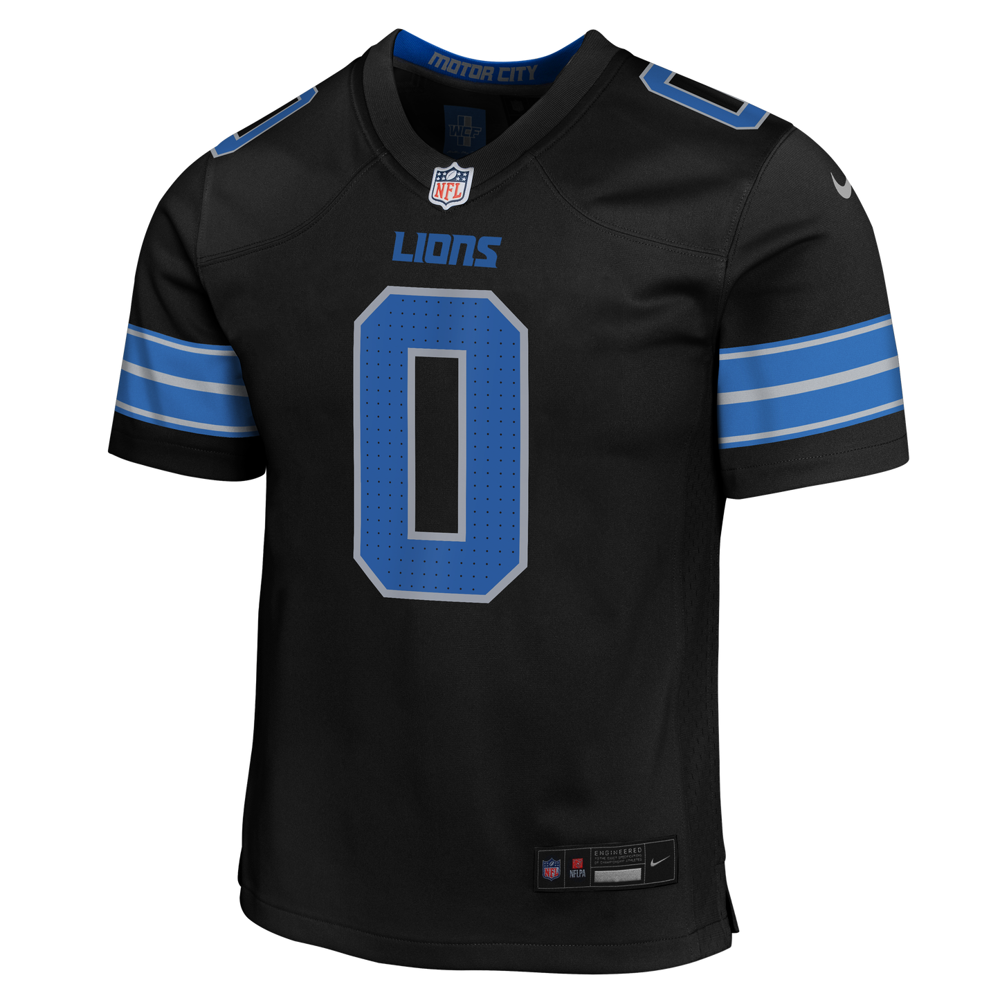 Youth Detroit Lions Jahmyr Gibbs Nike Black Alternate Game Jersey
