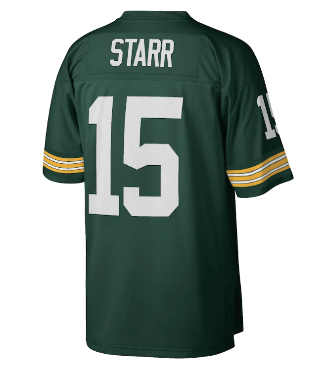 Men's Green Bay Packers Bart Starr Mitchell & Ness Green Legacy Replica Jersey