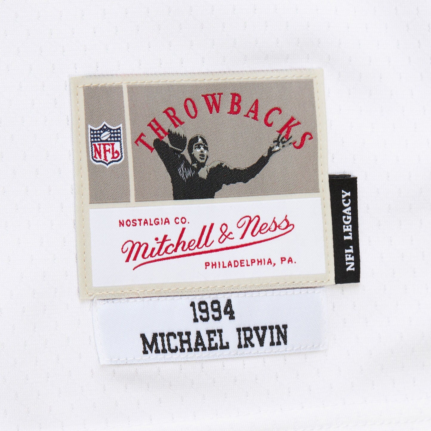 Men's Michael Irvin White Dallas Cowboys 1994 NFL Legacy Mitchell & Ness Replica Jersey