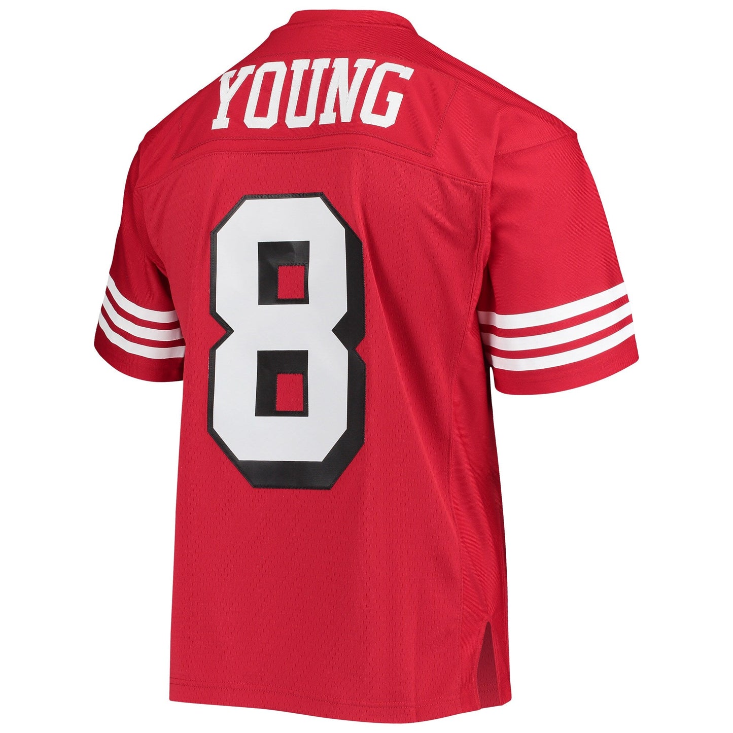 Men's Mitchell & Ness Steve Young Scarlet San Francisco 49ers Retired Player Legacy Replica Jersey