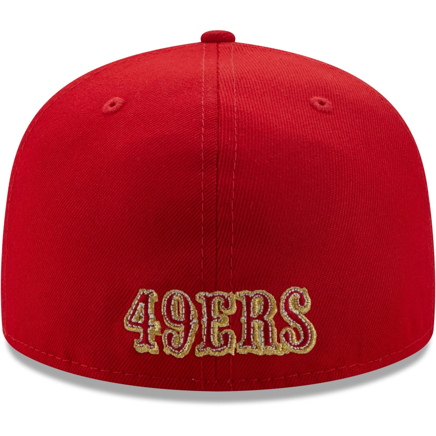 Men's San Francisco 49ers New Era Scarlet Basic 59FIFTY Fitted Hat
