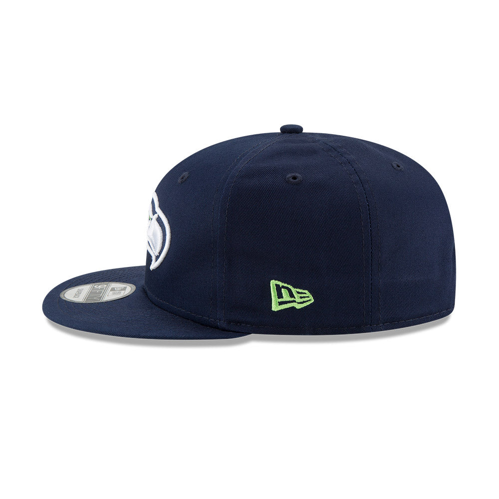 Seattle Seahawks New Era 9FIFTY Navy Snapback Hat