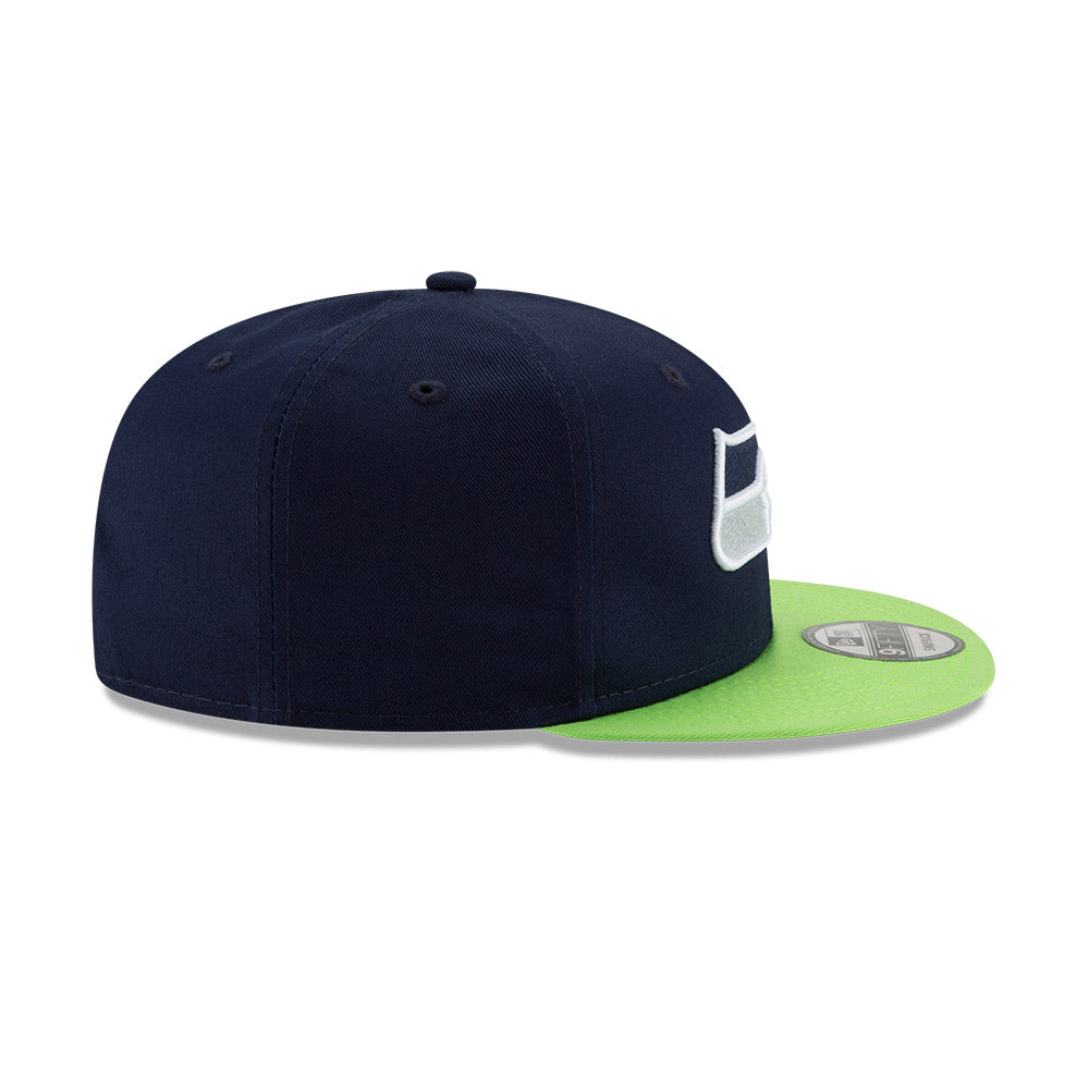 Seattle Seahawks New Era 9FIFTY Navy/Green Snapback Hat