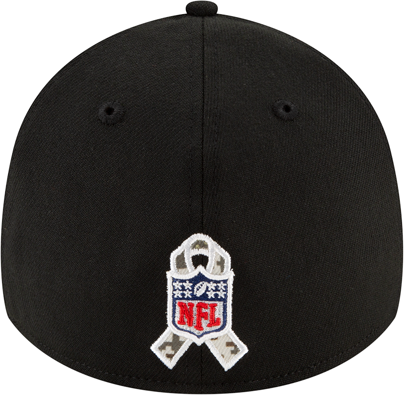 Men's Seattle Seahawks New Era Black 2021 Salute to Service 39THIRTY Flex Hat