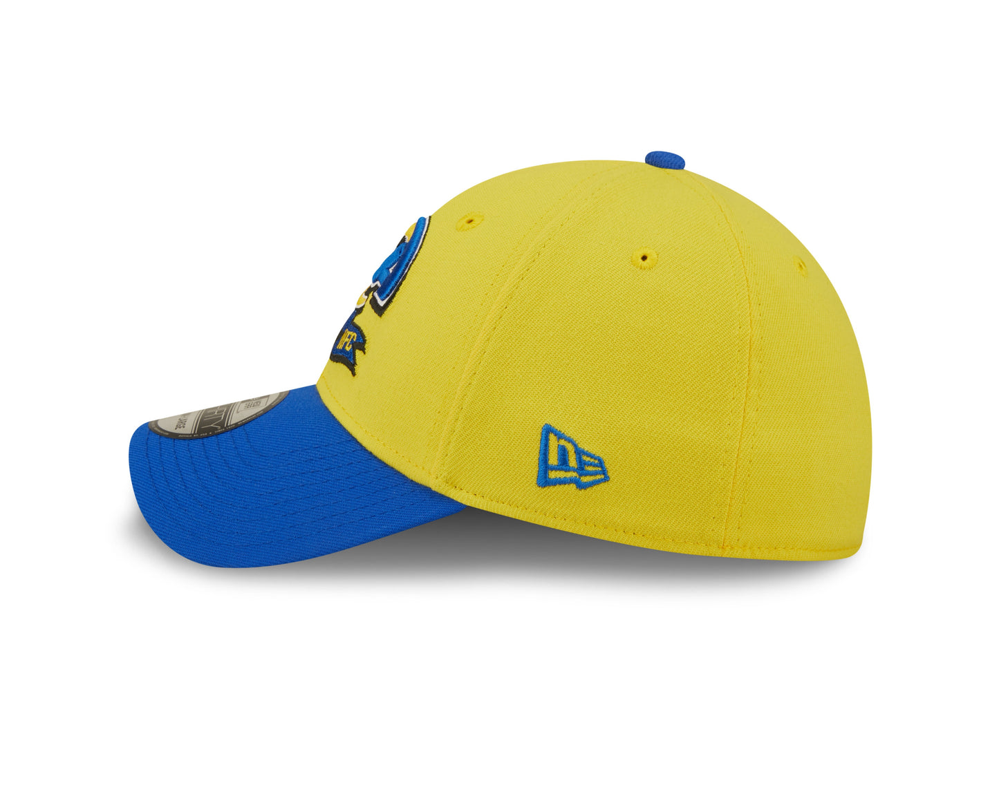 Men's Los Angeles Rams New Era Yellow/Blue 2022 Sideline 39THIRTY Flex Hat