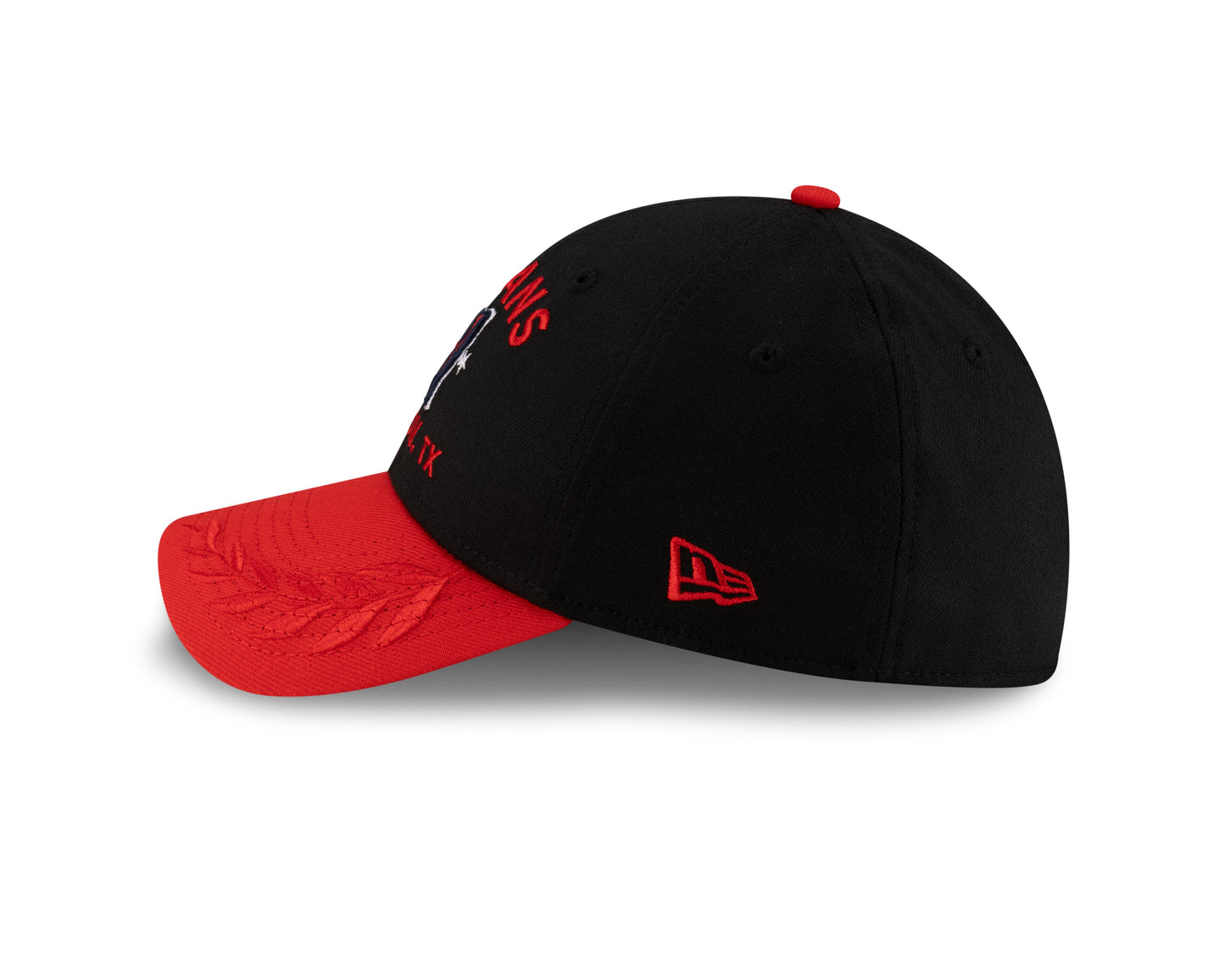 Men's Houston Texans New Era 2025 NFL Draft Black 39THIRTY Flex Fit Hat