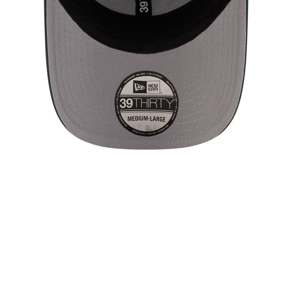 Men's Green Bay Packers New Era 2025 NFL Draft Black 39THIRTY Flex Fit Hat
