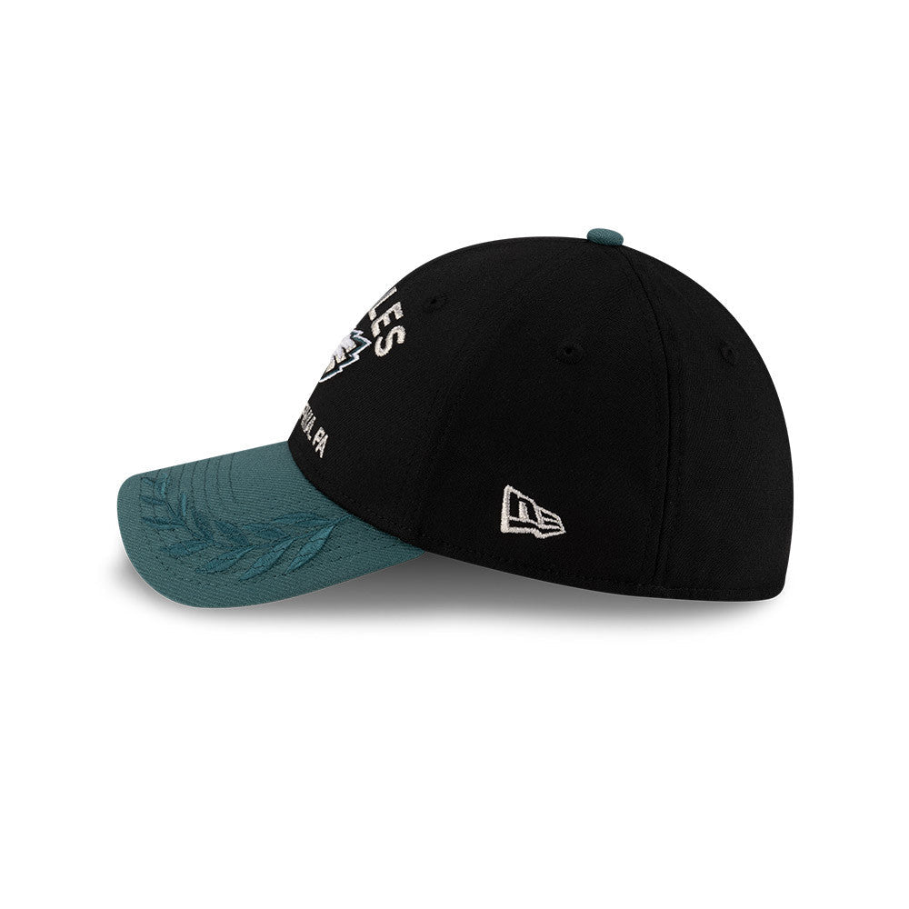 Men's Philadelphia Eagles New Era 2025 NFL Draft Black 39THIRTY Flex Fit Hat