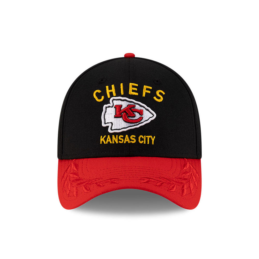 Men's Kansas City Chiefs New Era 2025 NFL Draft Black 39THIRTY Flex Fit Hat