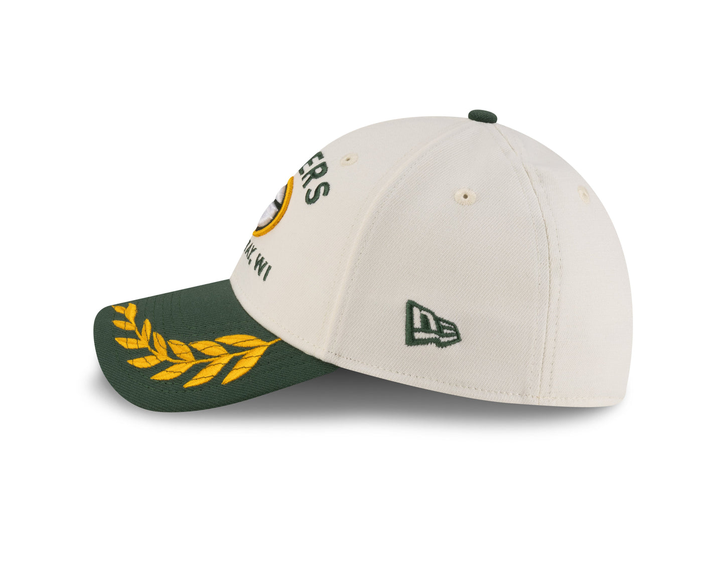 Men's Green Bay Packers New Era 2025 NFL Draft Chrome 39THIRTY Flex Fit Hat