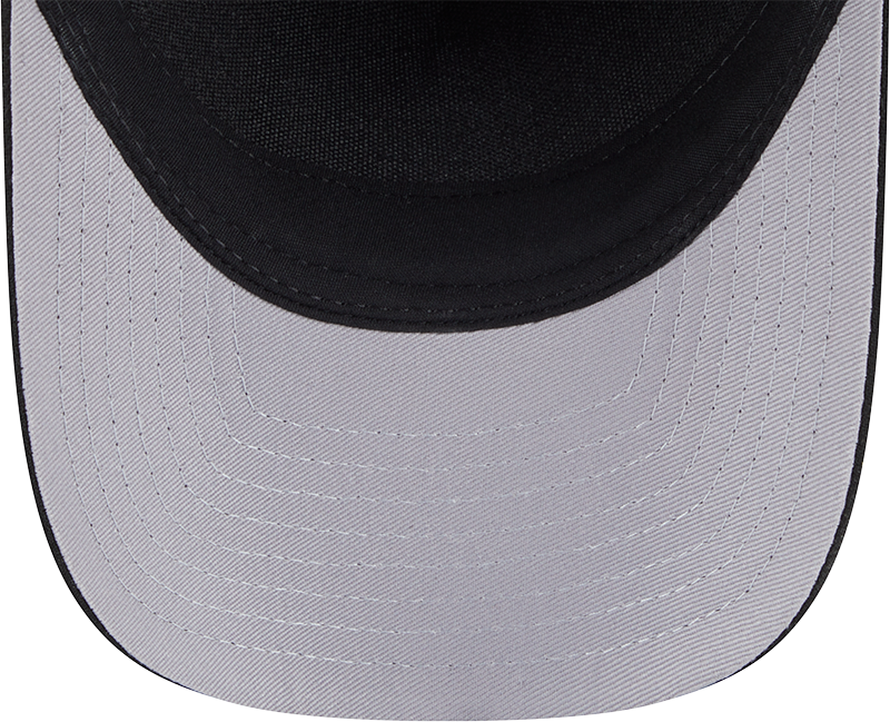 San Francisco 49ers New Era Black & White Primary 9FORTY A-Frame M-Crown Adjustable Hat