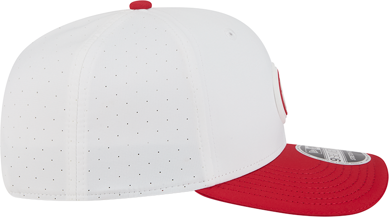 Men's San Francisco 49ers New Era White/Red 2025 NFL Training Camp 9SEVENTY Adjustable Hat