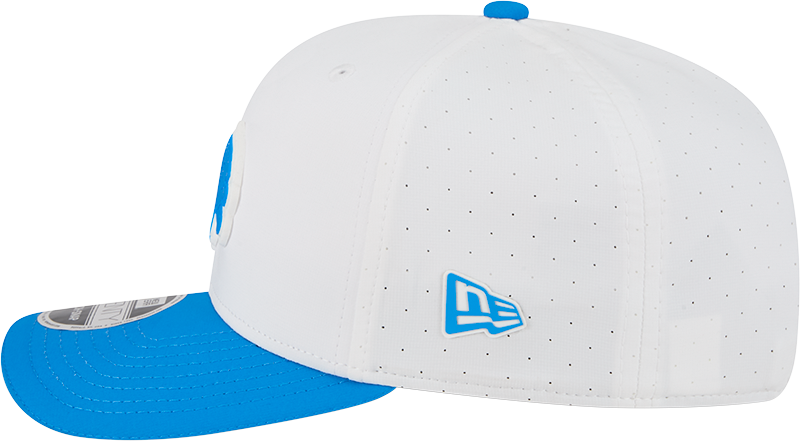 Men's Detroit Lions New Era White/Blue 2025 NFL Training Camp 9SEVENTY Adjustable Hat