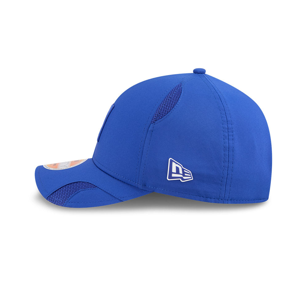 Men's Seattle Seahawks New Era Retro Logo Royal 2025 NFL Sideline Heat 9FORTY M-Crown Adjustable Hat