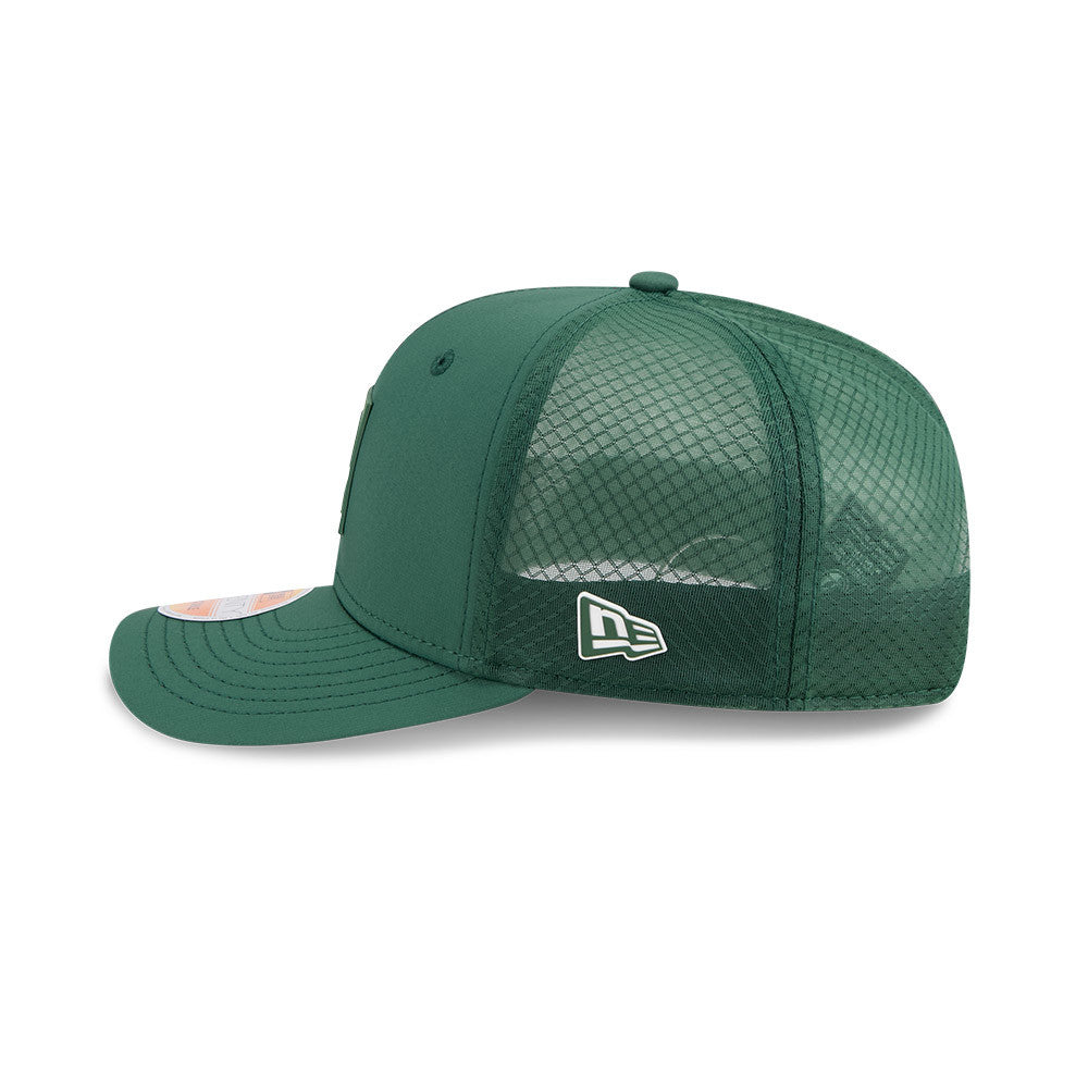 Men's Green Bay Packers New Era Green 2025 NFL Sideline Heat 9SEVENTY Adjustable Hat