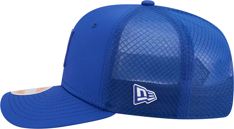 Men's New England Patriots New Era Royal 2025 Sideline 9SEVENTY Trucker Adjustable Hat