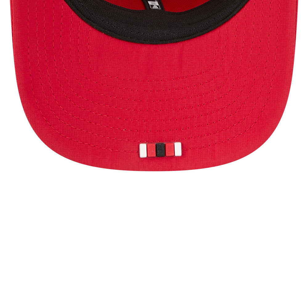 Men's San Francisco 49ers New Era Red 2025 NFL Sideline Heat 9SEVENTY Adjustable Hat