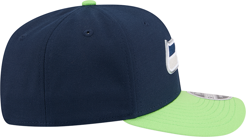 Seattle Seahawks New Era Navy/Green 2026 NFL Draft 9SEVENTY Snapback Adjustable Hat