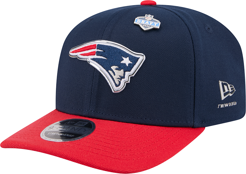 New England Patriots New Era Navy/Red 2026 NFL Draft 9SEVENTY Snapback Adjustable Hat