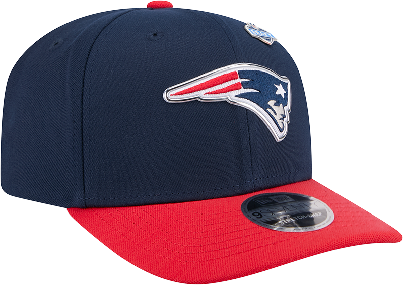 New England Patriots New Era Navy/Red 2026 NFL Draft 9SEVENTY Snapback Adjustable Hat