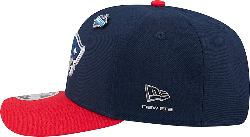 New England Patriots New Era Navy/Red 2026 NFL Draft 9SEVENTY Snapback Adjustable Hat