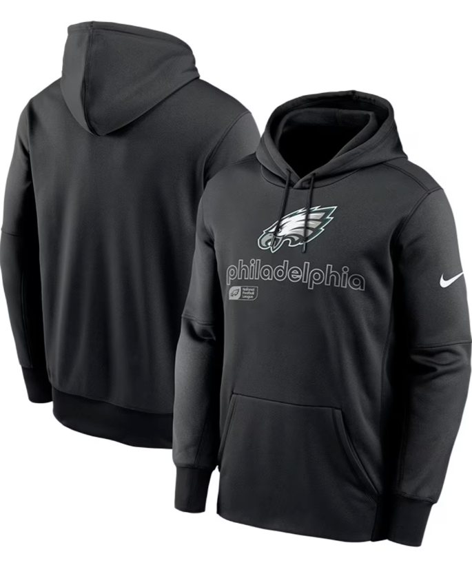 Men's Nike Philadelphia Eagles Therma Fleece Pullover Hoodie