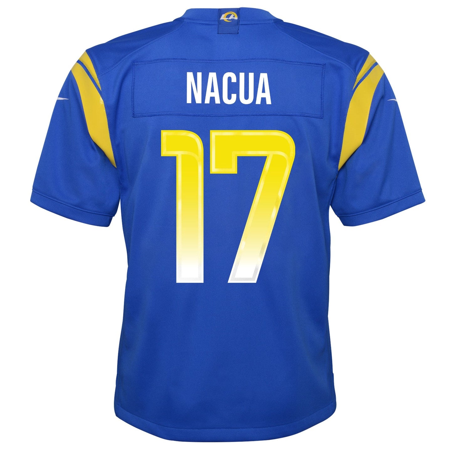 Youth Los Angeles Rams Puka Nacua Nike Royal Blue "ROOKIE" #17 Game Jersey