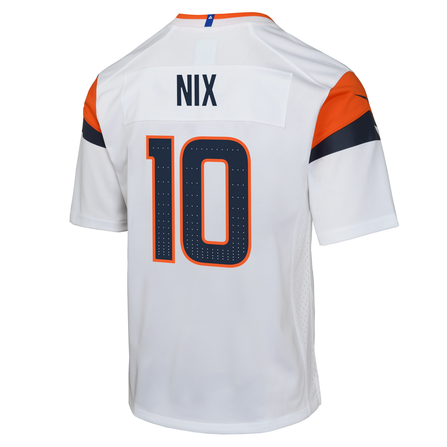 Youth Denver Broncos Bo Nix Nike White Road Team Jersey
