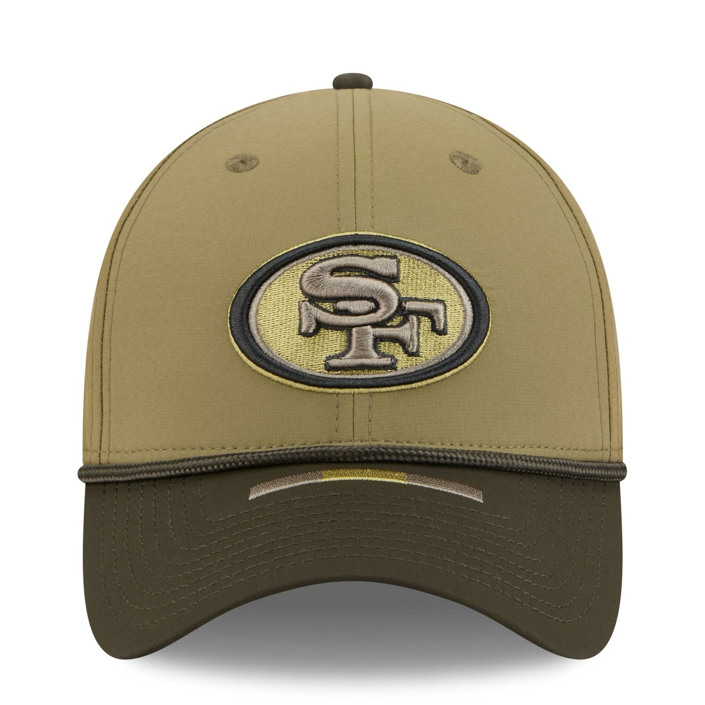 Men's San Francisco 49ers New Era Green 2025 Salute to Service 39THIRTY Flex Hat